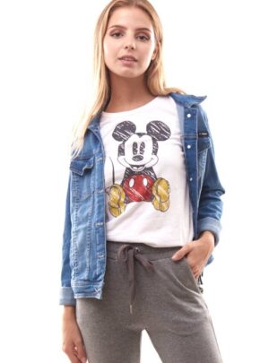 Remera Mickey estampada