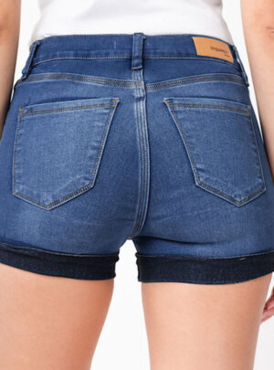 Short de jean azul localizado Inquieta. SH44