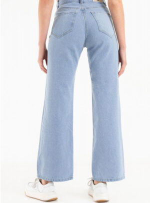 Jean Wide Leg Claro Inquieta. CH663