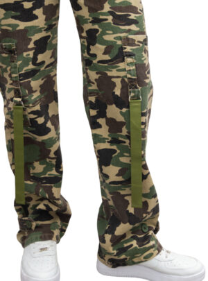 Pantalon cargo camuflado rigido Inquieta. art 765